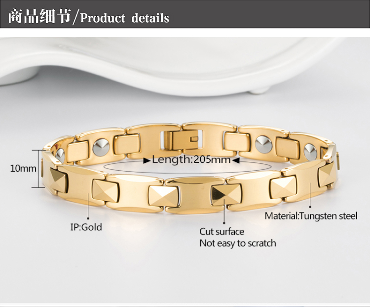 Tungsten steel bracelet