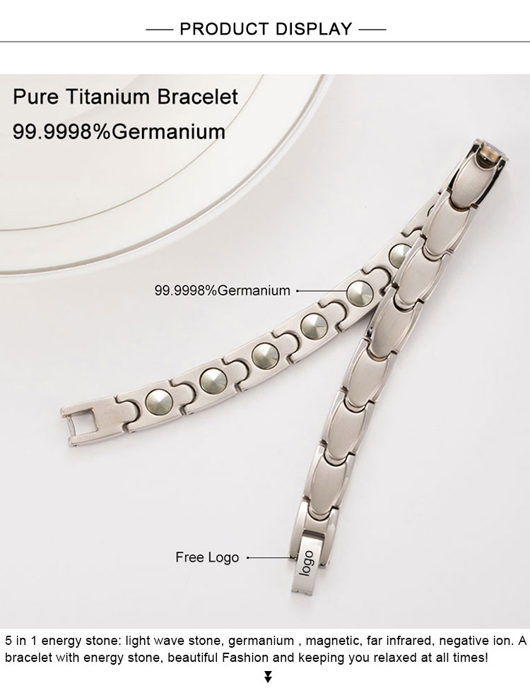 titanium germanium bracelet