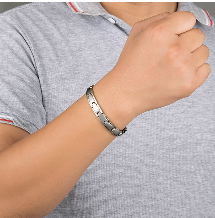 titanium bracelet with germanium