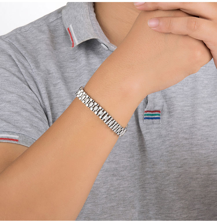 stainless steel germanium bracelet