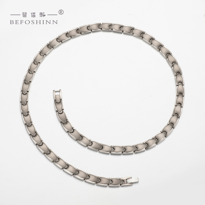 germanium titanium magnetic necklace