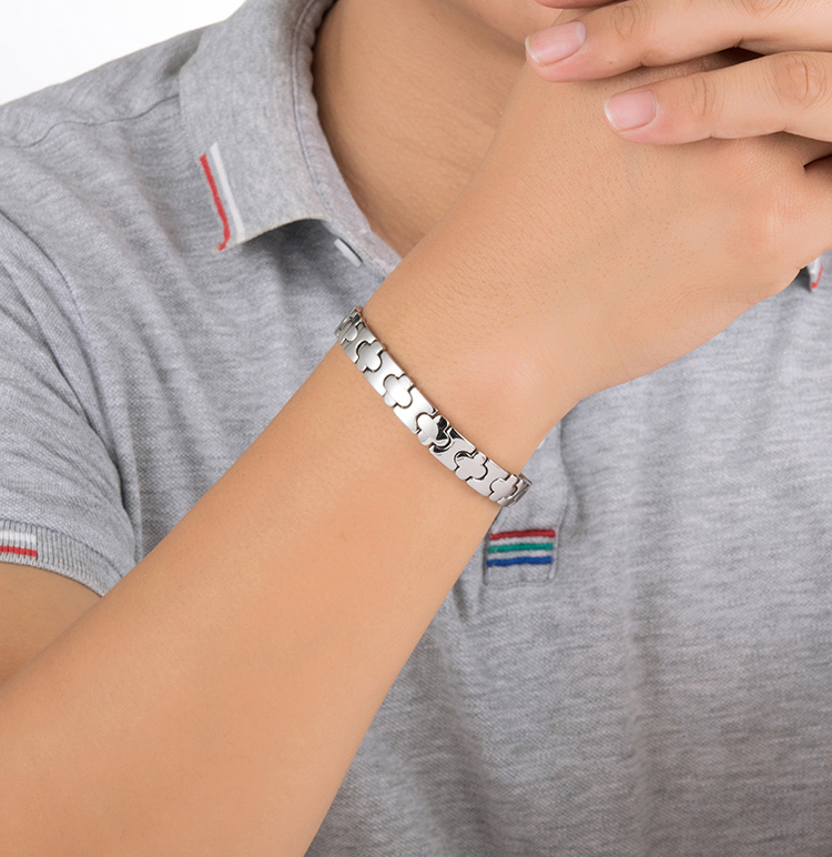 titanium germanium bracelet