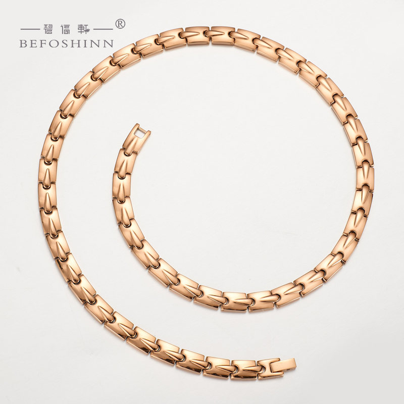 germanium titanium magnetic necklace