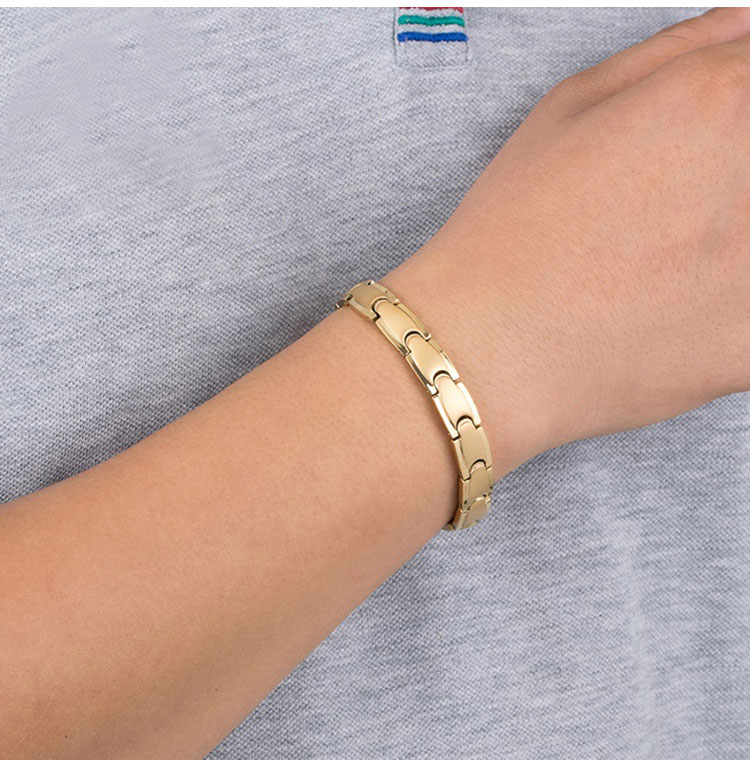Gold Plated Titanium Germanium Bracelet
