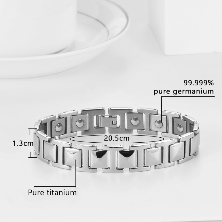 titanium germanium bracelet