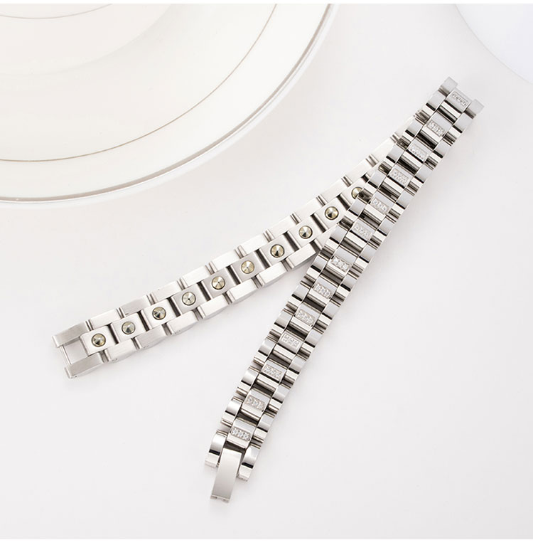 stainless steel germanium bracelet