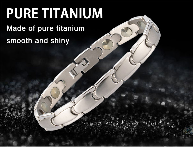 titanium bracelet with germanium
