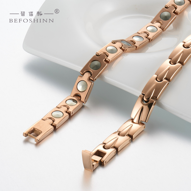 germanium titanium magnetic necklace