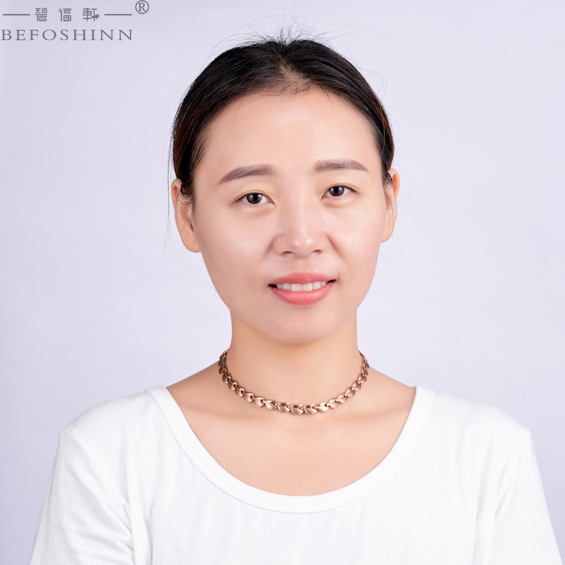 titanium necklace with germanium