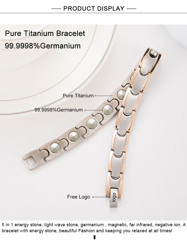 titanium germanium magnetic bracelet