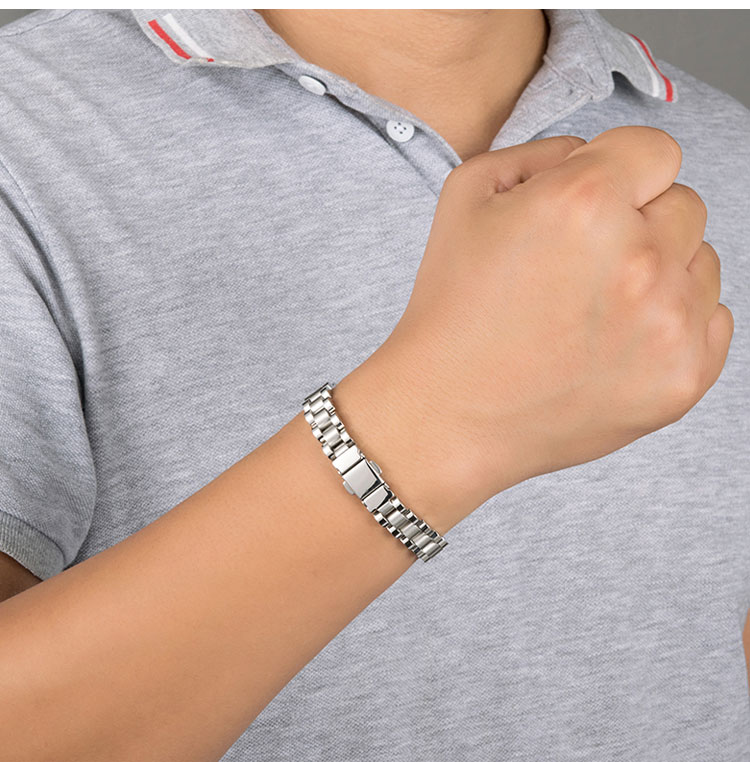 stainless steel germanium bracelet