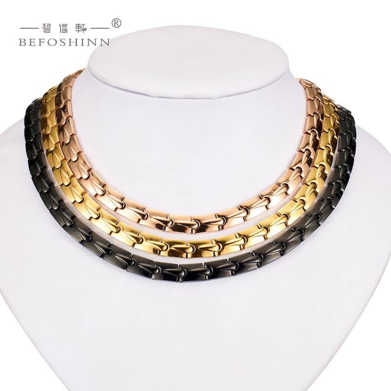 germanium titanium magnetic necklace