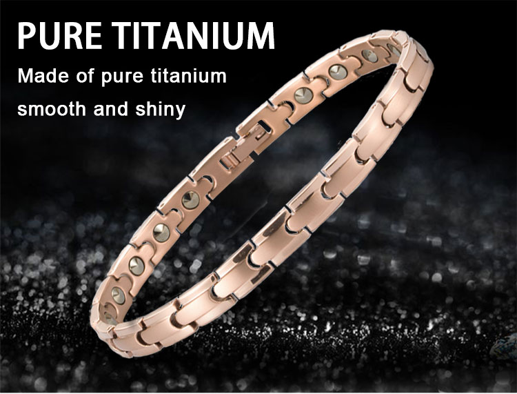 titanium bracelet with germanium