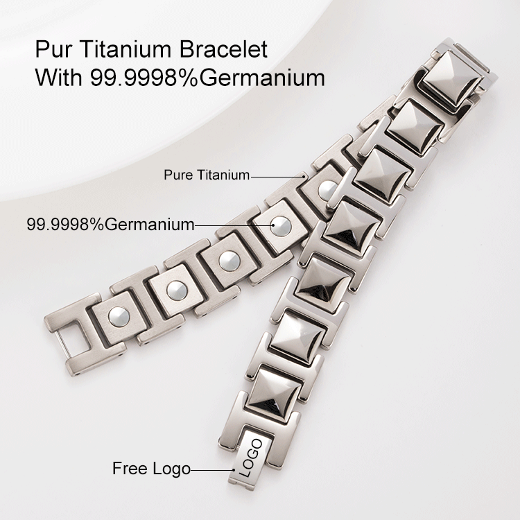 titanium germanium bracelet