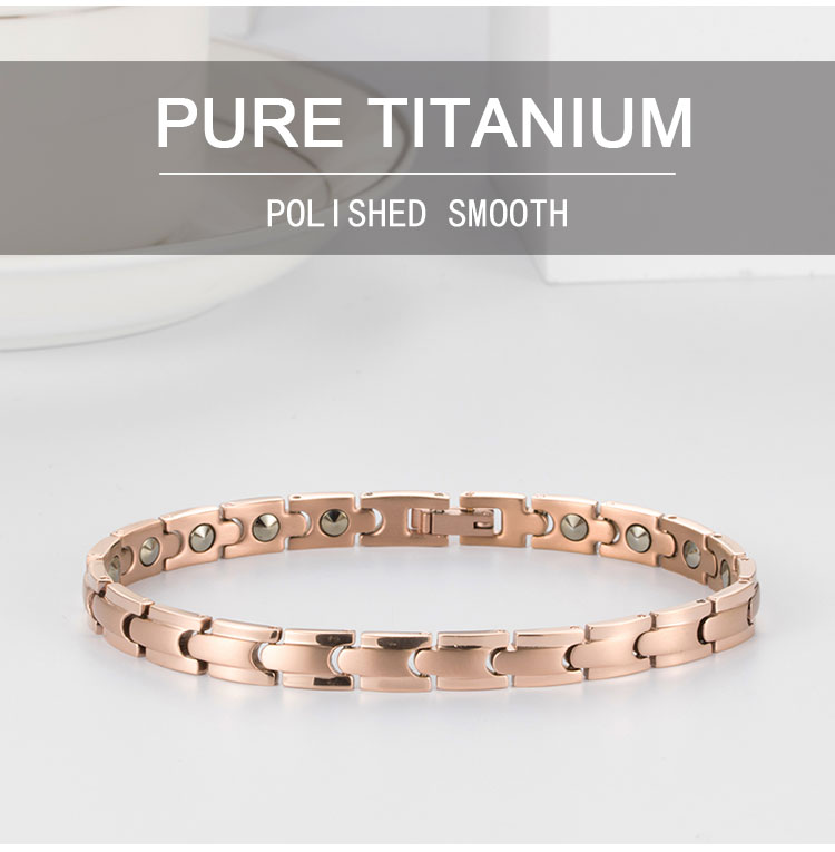 titanium bracelet with germanium