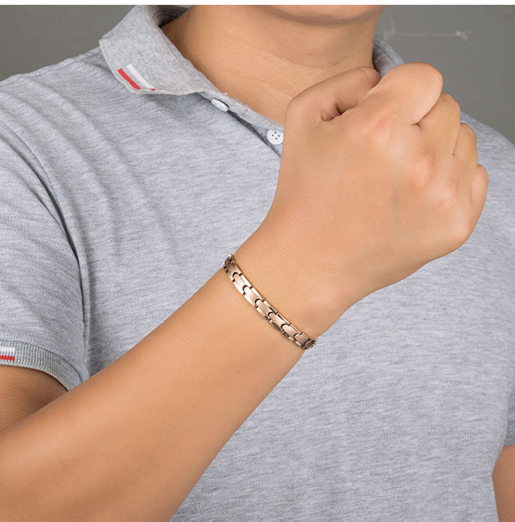 titanium bracelet with germanium