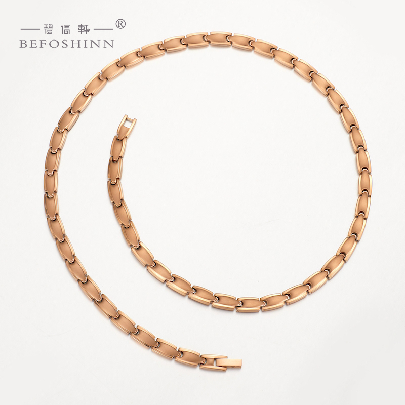 Pure germanium titanium necklace