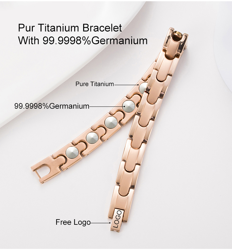 titanium germanium bracelet