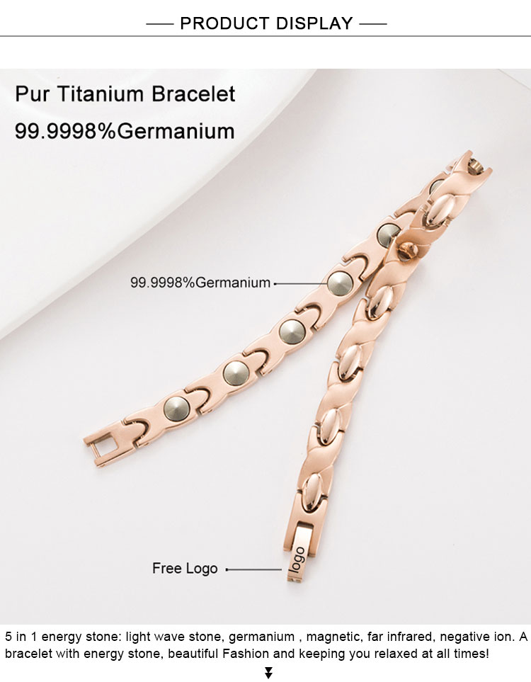 Korea Pure Titanium Germanium Bracelet