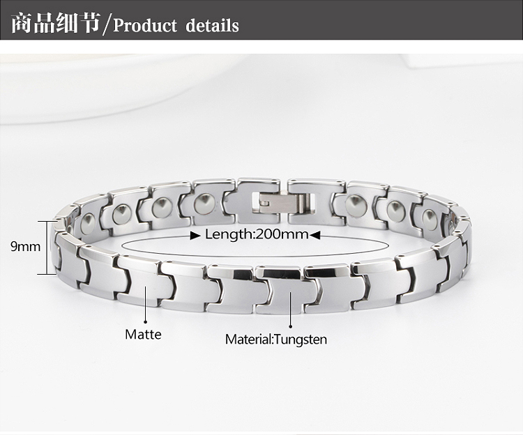 germanium tungsten bracelet