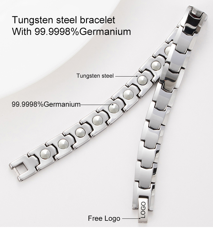 germanium tungsten bracelet