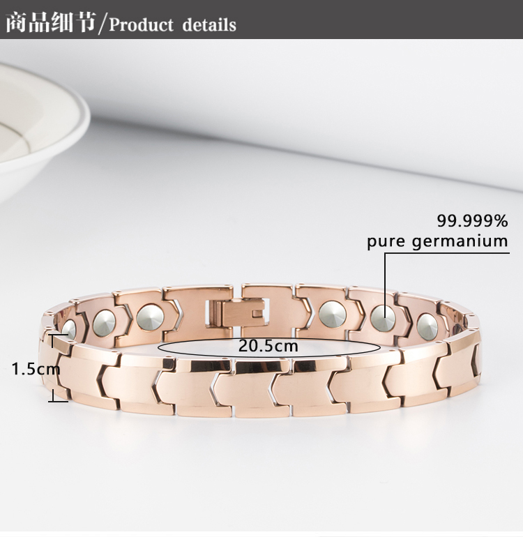 magnetic tungsten steel bracelet