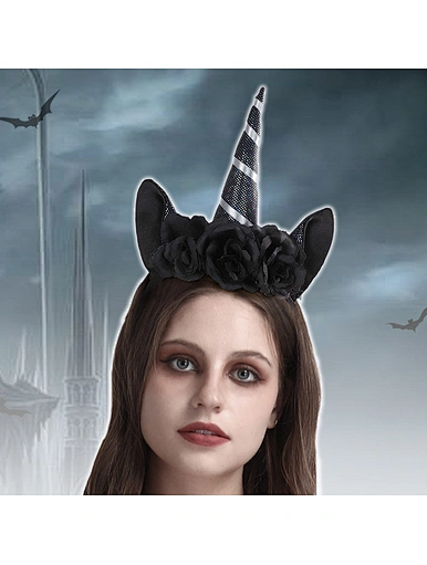 halloween black cat ears