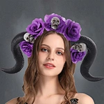 devil horns party headband