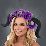 devil horns party headband