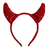 flashing red devil horns