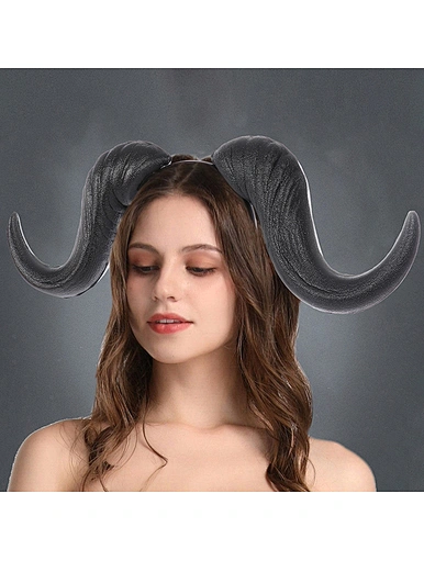 devil horn headband