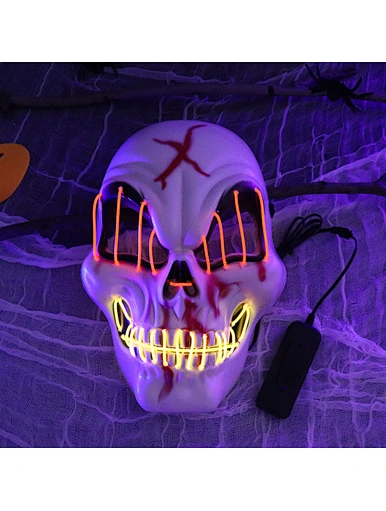 party halloween mask hair