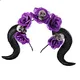devil horns party headband