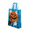 blue pumpkin  handbag，pumpkin face