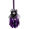 with purple