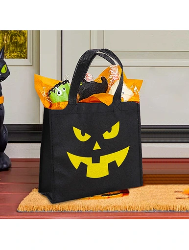 black pumpkin，pumpkin face，halloween accessories