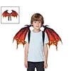 red  dragon wings，halloween wings，under age