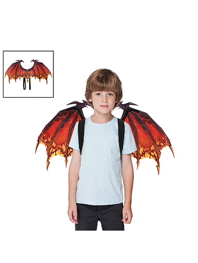 red  dragon wings，halloween wings，under age