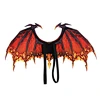 red  dragon wings，halloween wings，under age