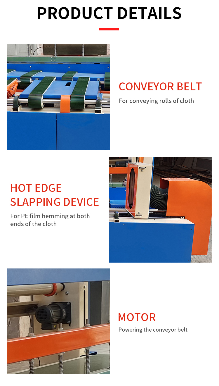 pe film fabric packing machine