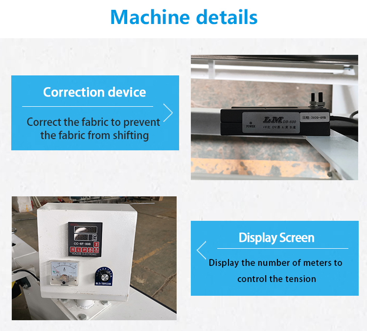 automatic fabric rolling machine