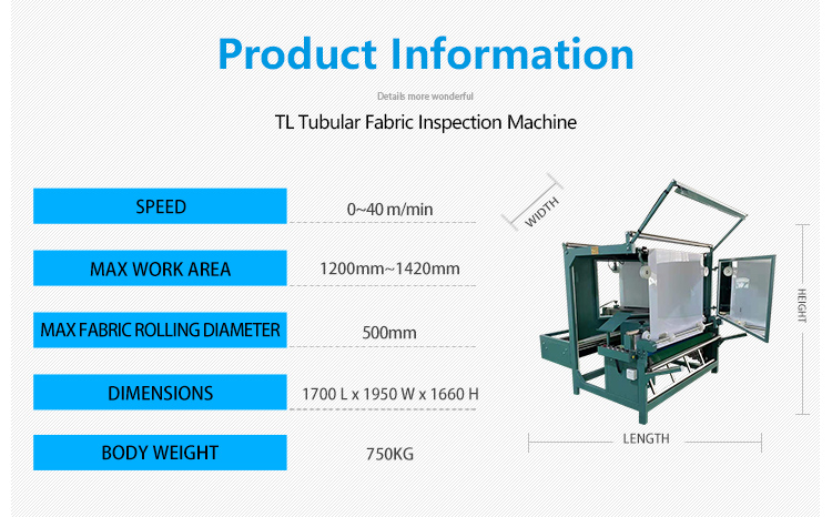 Tubular Fabric Inspection Machine