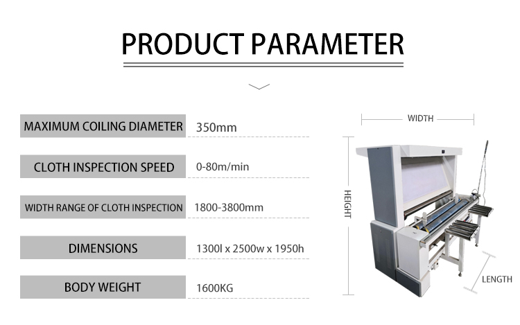 customized fabric inspection machine