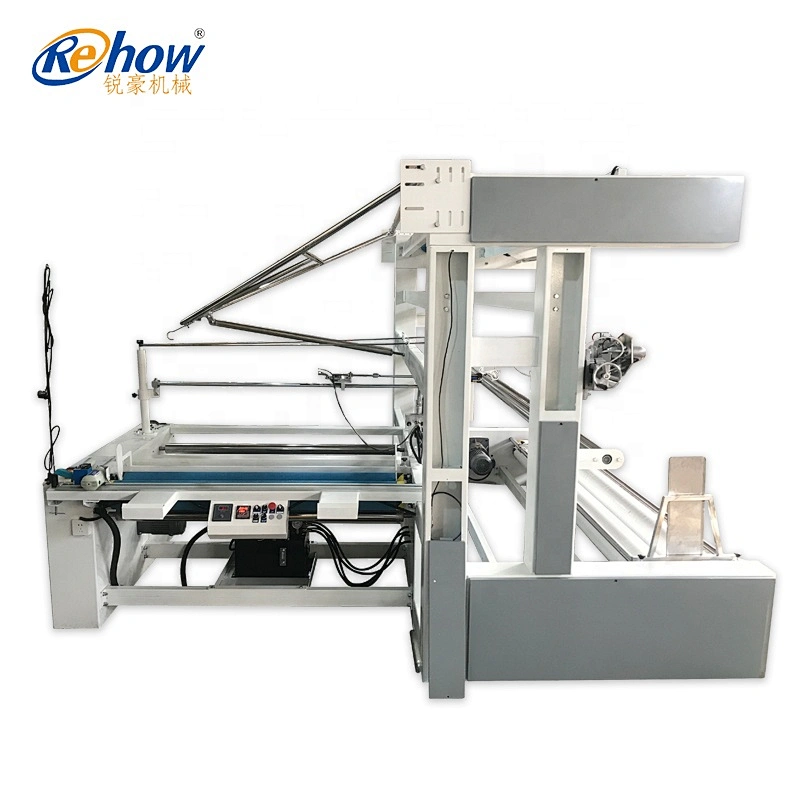 Fully Automatic Fabric Doubling Plate And Roller Rolling Combined Machine