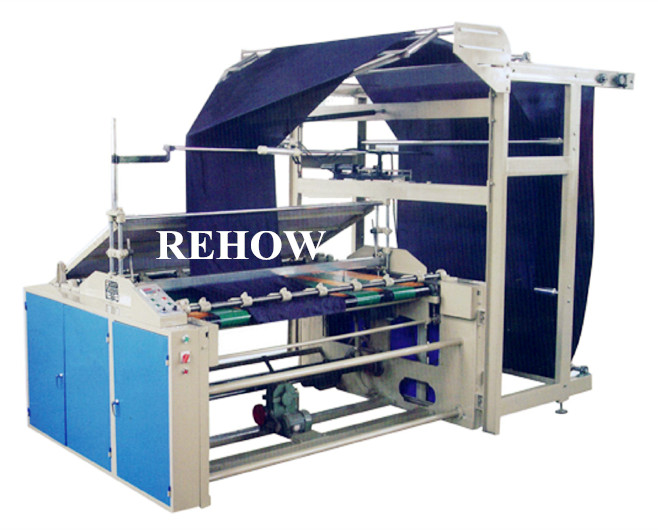 Automatic Fabric Double Folding And Plaiting Machine