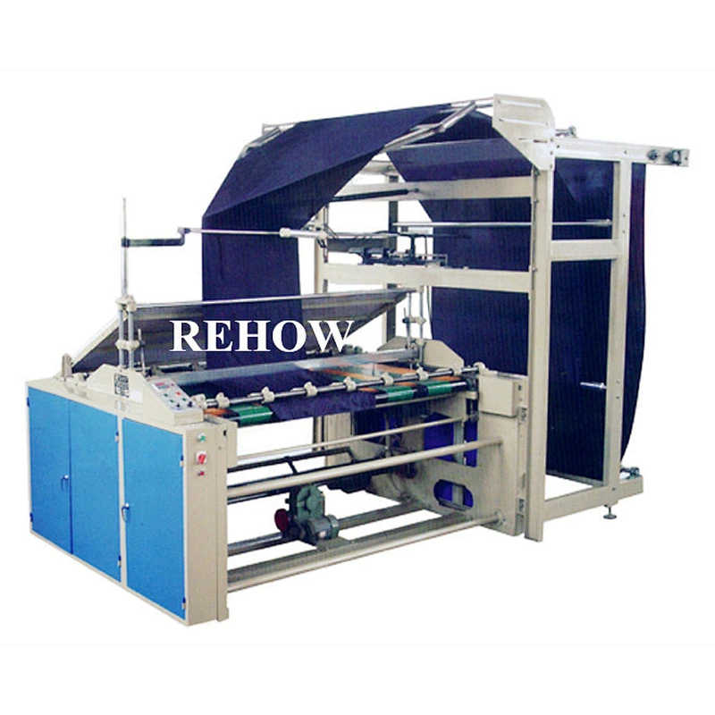 Automatic Fabric Double Folding And Plaiting Machine