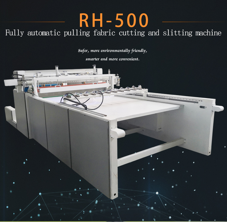 fabric slitting spreading machine