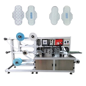 Automatic foldable sanitary napkin machine