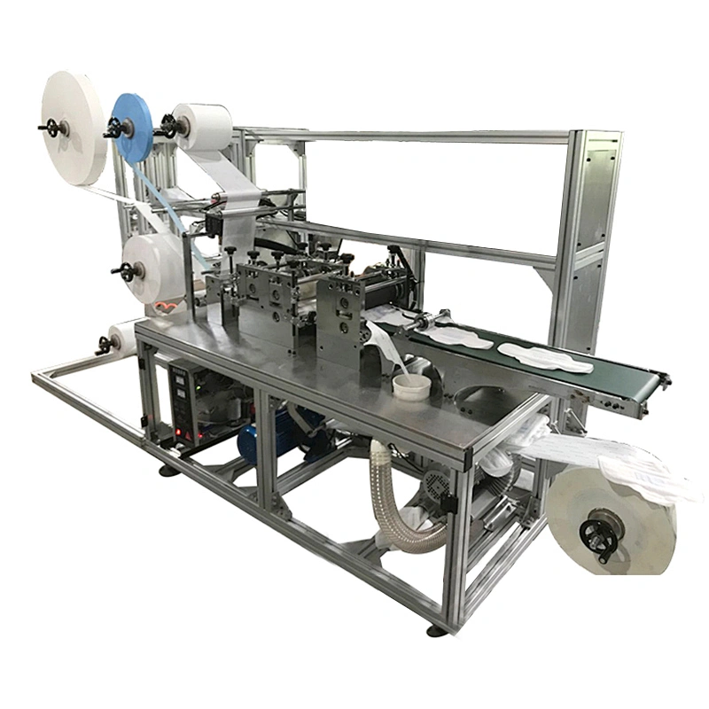 Automatic foldable sanitary napkin machine