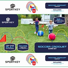 SOCCER CROQUET GAME SET
